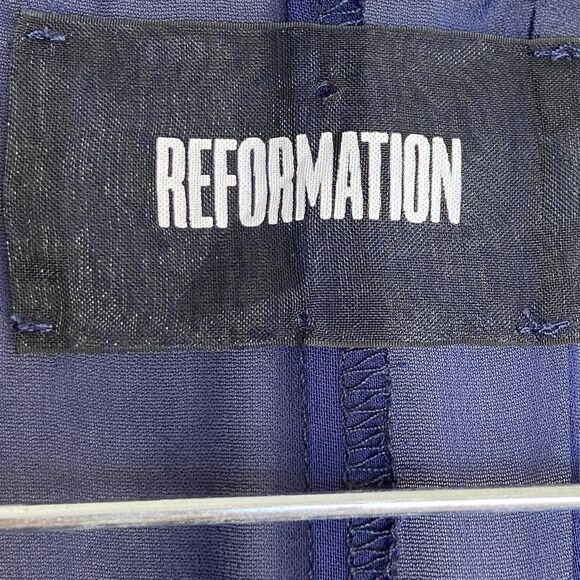 Reformation Winslow Maxi Blue Navy Dress Size S - Picture 12 of 12